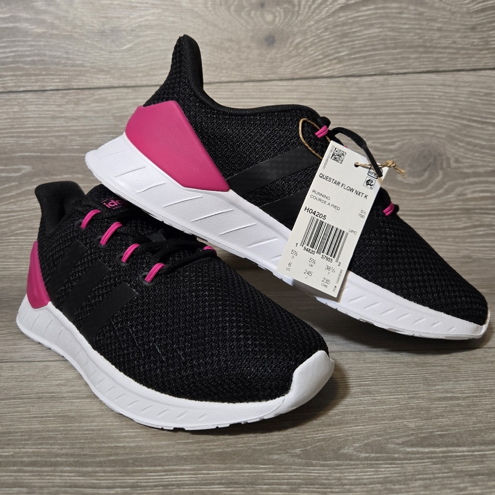 Adidas Questar Flow NXT Kids Running Shoes Size 6 / Womens 7 H04205 NEW With Box